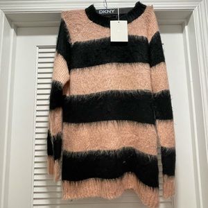 Black and khaki sweater